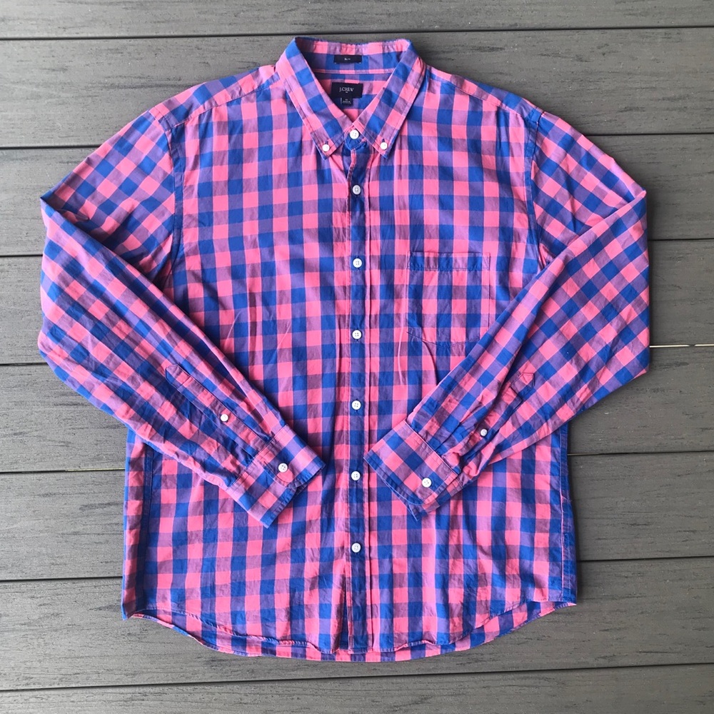 J. Crew Factory Slim Fit Long Sleeve Button Down